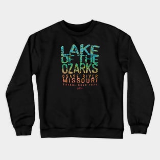 Lake of the Ozarks, Osage River, Missouri Crewneck Sweatshirt